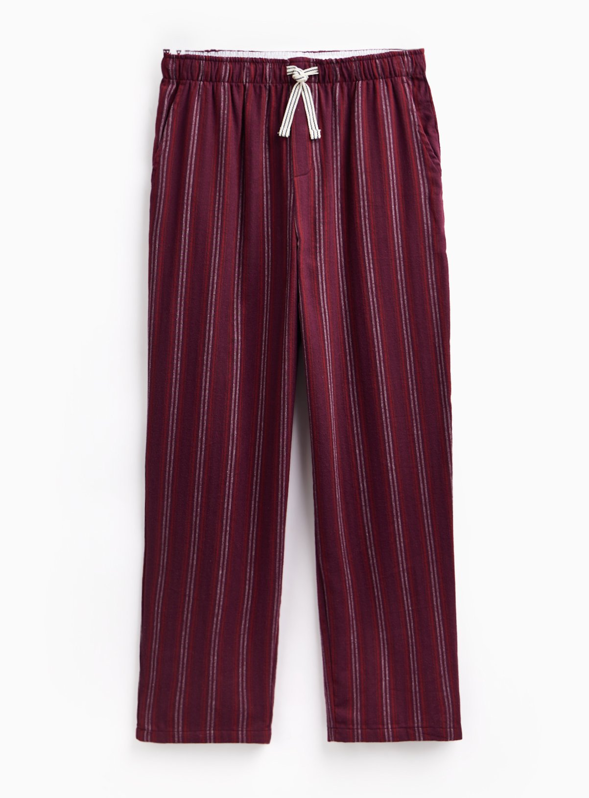 Burgundy Stripe Pyjama Bottoms XL - Image 2 thumbnail